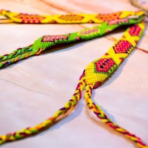 Wayuu handmade bracelets vibrant colours